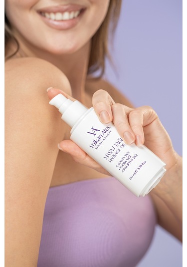 Volkan Ates Natural & Beauty Lavanta & Jojoba & Okaliptus Masaj Yağı Cam Şişe 100 ML