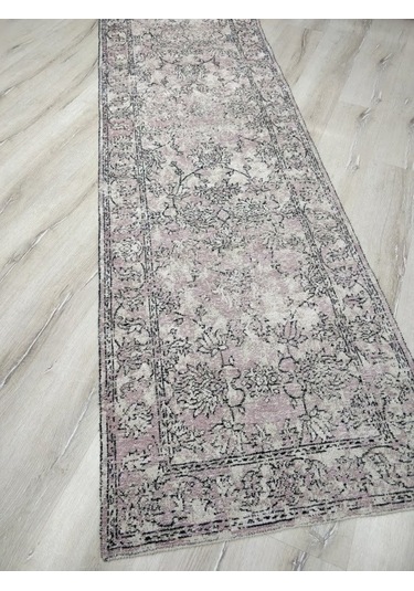 Türkmen Halı Vintage Mood 3201A Lila 80X300 Cm Kilim
