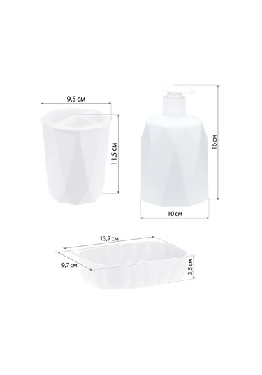 Idea Banyo Seti 85387530 Beyaz