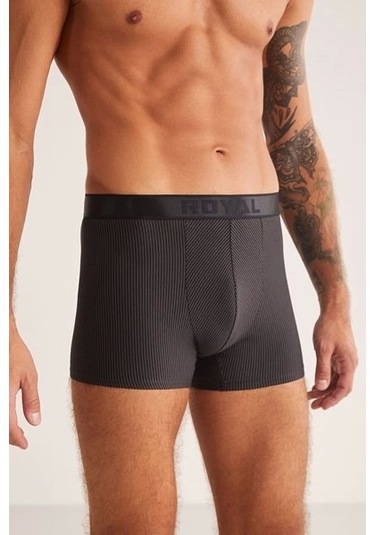 Kom Luca Erkek Boxer Siyah