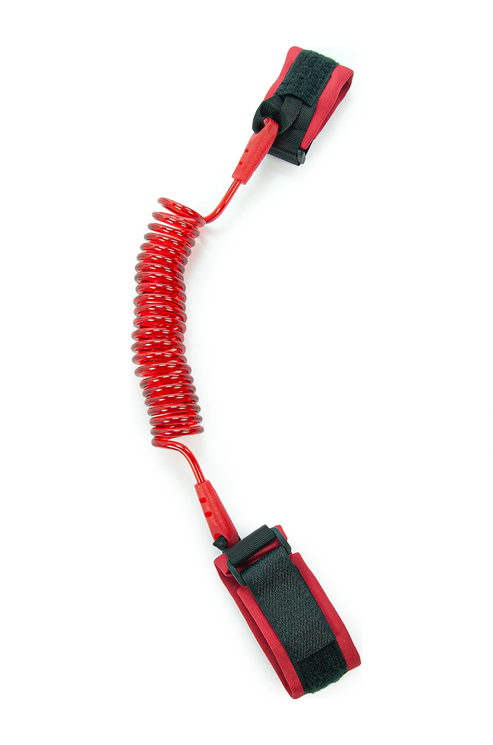 Hac Umre Çocuk Güvenlik Bilekliği Kayıp Önleyici Spiral Kordon - Kırmızı Kırmızı
