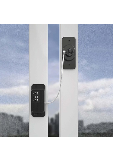 Suntek Çekmeceler Windows Şifreli Kilit Buzdolabı Kilidi Siyah