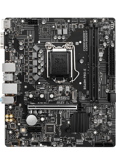 MSI B560M Pro-E Intel B560 4800 MHz (OC) DDR4 Soket 1200 mATX Anakart