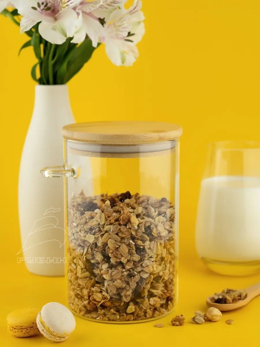 Get&joy Bambu 1000 Ml Cam Saklama Kavanozu 148486301