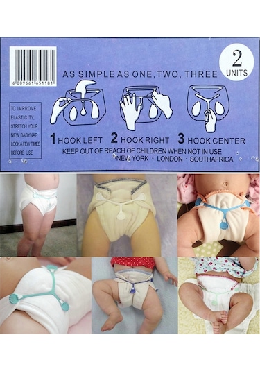 Sones 3 Adet Plastik Üç Kancalı Küçük Pençe Bebek Bezi Tokasırastgele Renk Teslimatı