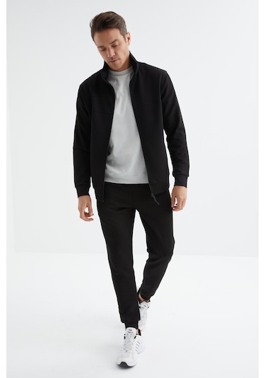 Tommy Life Hugo Siyah Jogger Erkek Eşofman Takım - 85198 Siyah