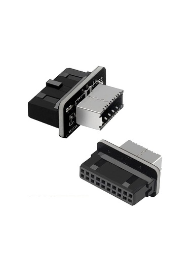 Ancheyn Type-e To Usb 3.0 19 Pın Anakart Dişi Erkek Çevirici Dönüştürücü Adaptör 5209