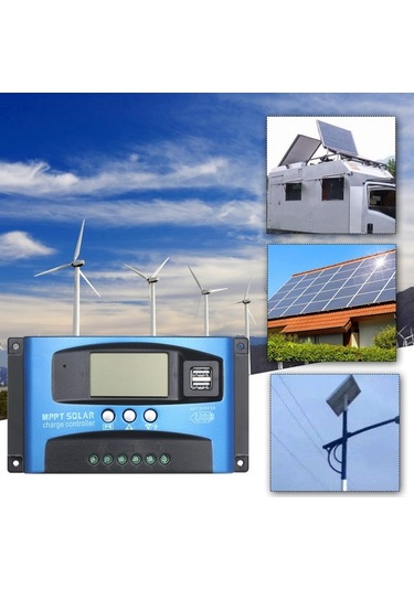 Tongxida 12v/24v Otomatik Uyumlu 50a Mppt Güneş Enerji Kontrolörü - Akü Şarj Cihazı