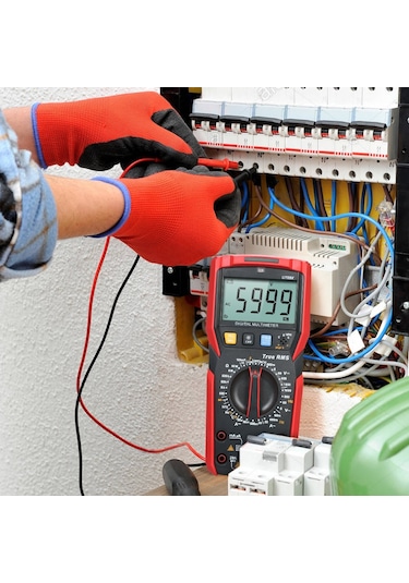 Unı-t Ut89x Yüksek Doğruluk El Mini Siyah Kırmızı Dijital Multimetre