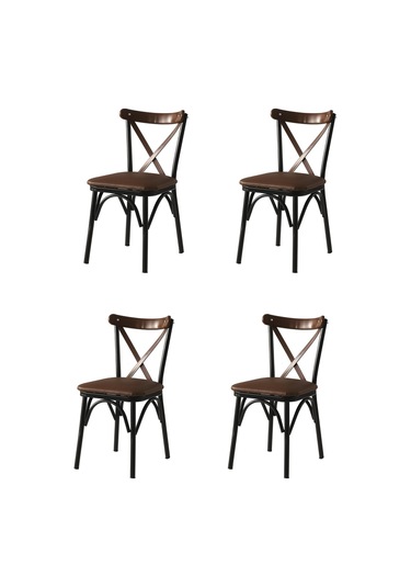 Bahar Mutfak Bahçe Cafe Sandalyesi 4 Li Set 001