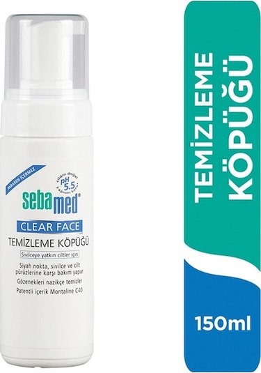 Sebamed Clear Face Cleansing Foam Temizleme Köpüğü 150 ML
