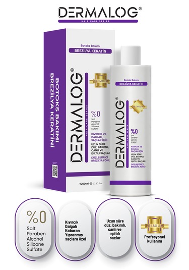 Dermalog Saç Botoksu & Brezilya Keratini - Pofessional Premium Seri 1000 Ml