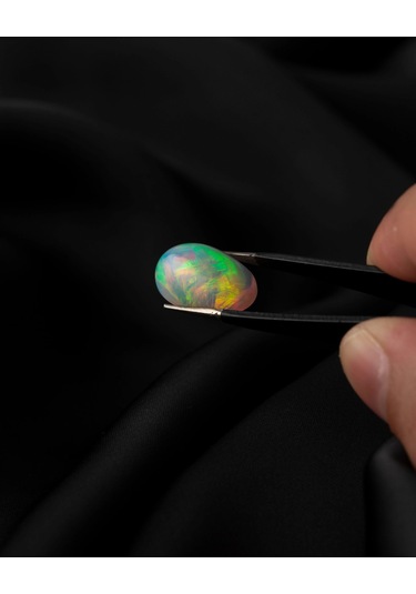Etiyopya Opali 7.36 Ct Gümüş