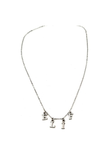 İsme Kişiye Özel İsimli Kolye Sevgiliye Hediye Gri