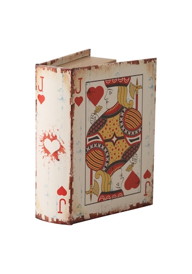Mudo Home Kıng Of Hearts Kitap Kutu 14x5x20 Cm