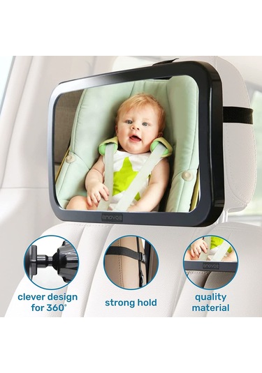 Neevoyu Küçük Çocuklar İçin Ayarlanabilir Araç İç Gözlüğü - Abs+akril Materyal, Kolay Kullanim