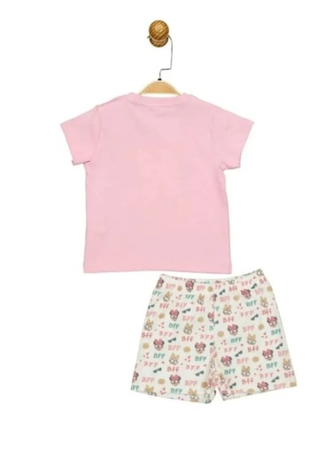 Minnie Mouse Pembe Kız Bebek Alt Üst Takım Mn17335 Pembe