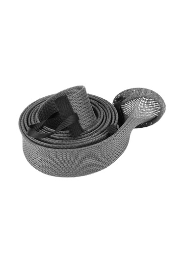 Skycity Gri Pet Plastiği Ağ Desenli Uzatılabilir Olta Kamışı - Çizilme Ve Sürtünme Koruması, 190cm Uzunlukta, 120 C Isı Dayanıklı