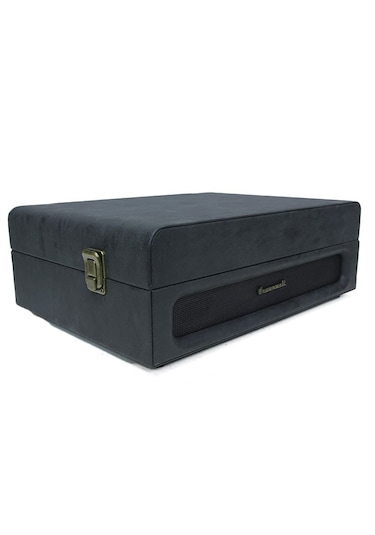 Crownwel 03 33-45-78 'Lik Plak Çantalı Bluetooth Pikap Siyah