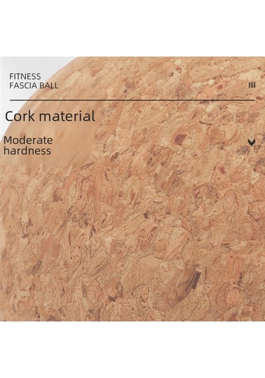 Geeroyoo 6cm Yumuşak Ağaç Joga Masaj Topu - Kas Gevşetici, Esneklik Artırıcı, Taşınabilir Fitness Fasılye Topu Diğer