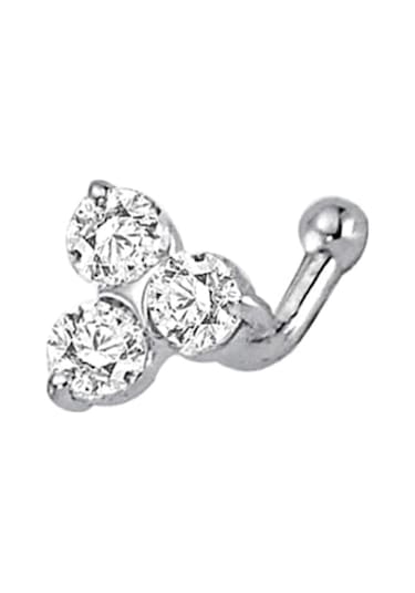 Sirius Toplam 0,09 Karat Pırlanta 3 Taşlı Hızma 0804E0097 Beyaz