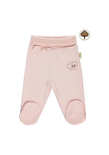 Civil Baby Bebek Organik Patikli Tek Alt 0-6 Ay Pembe