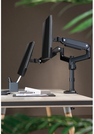 Gameon Go-2045 Gazlı Yay Çift Monitör Kolu 17" 32