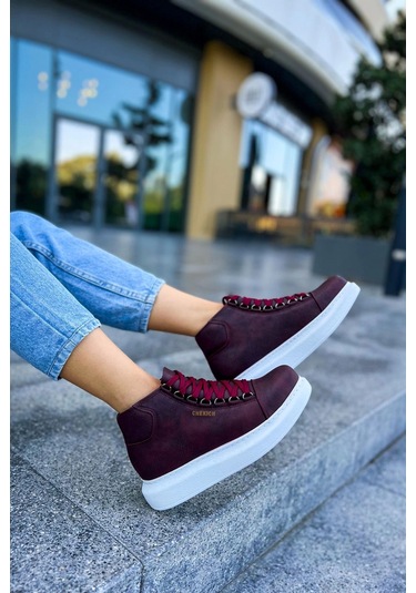 Chekich Ch258 Cbt Roma Kadın Bot Bordo Çok Renkli