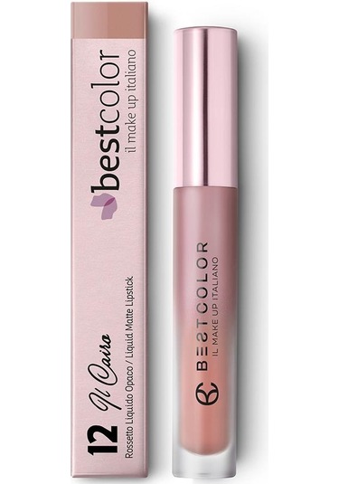 Best Color Invincible Matte Liquid 12 Kahire Likit Ruj 4ml 12