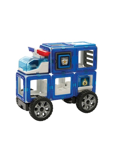 Magformers Mıknatıslı Police Set - 50 Parça
