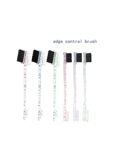 Çift Taraflı Kılkuyruk Fırçası Saç Şekillendirici Kenar Kontrol Fırçası Taraklar Saç Şekillendirici Kaş Penye Saç Fırçası Щітка Для Волосся