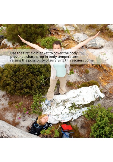 Tenfowee 5 Adet Gümüş Acil Kurtarma Battaniyesi - Isı Saklama, Sinyal Gönderme, Çadır Kullanımı - Pet Alüminyum Kaplama - Dayanıklı Ve Taşınabilir Gümüş