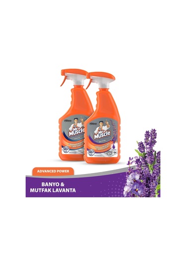 Mr. Muscle Advancad Power Banyo ve Lavanta Kokulu Mutfak Temizleyici Set 2 x 750 ML