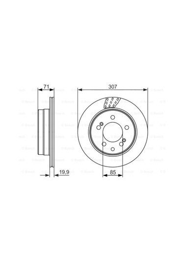 Ssy Rexton 2 2.7Xdi 2008-2012 Bosch  Arka Disk 2 Adet 548775917