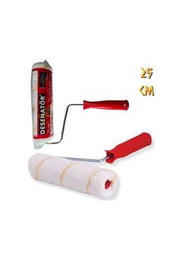 Desenatör Extra Saten İç-dış Cephe Boya Rulosu - 25 Cm