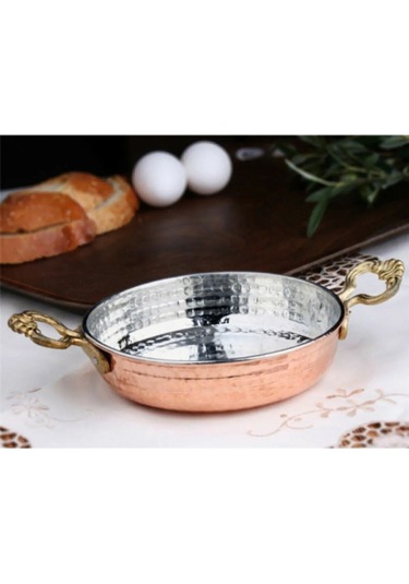 Yumurta Sahanı Omlet Tavası 20 Cm Bakır