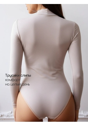 Moremio Uzun Kollu Kapüşonlu Body 17365707