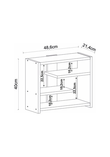 Gupse Raf Atlantik Çam - Antrasit Antrasit