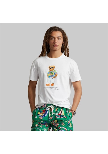 Polo Ralph Lauren Erkek T-shırt 710854497032 710854497032 Beyaz