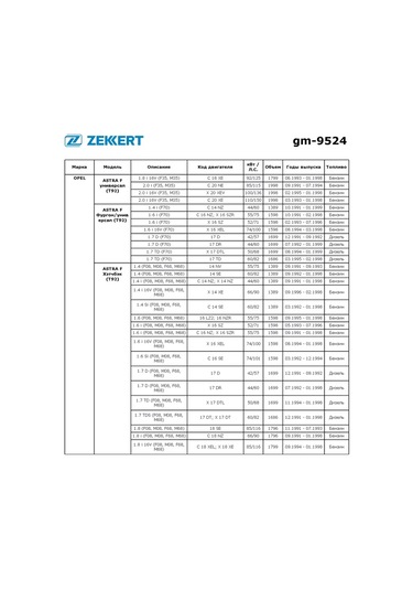 Zekkert Chevrolet Lacetti J200, Opel Astra F İçin Takoz Yatağı 341687243