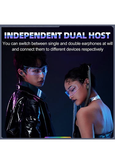 Onıkuma T27 Çift Modlu Soğuk Kablosuz Bluetooth Kulaklık Siyah