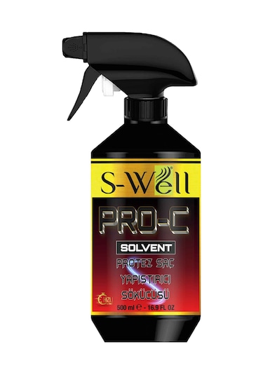 S-Well Pro-C Solvent Protez Saç Bant Sökücüsü 500 ML