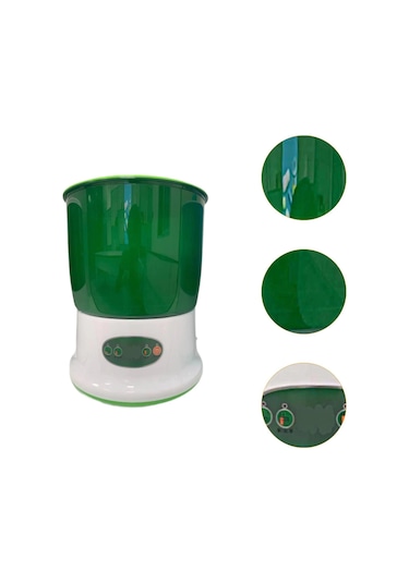 Suntek Fasulye Filiz Makinesi Mutfak 360 Derece 3-katman