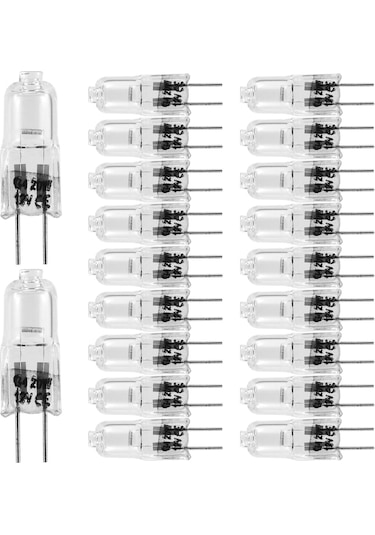 20 Adet G4 Halojen Ampul,20w 12v Halojen Ampul