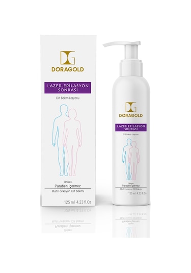 Doragold Lazer Epilasyon Sonrası Cilt Bakım Losyonu Krem 125 ML