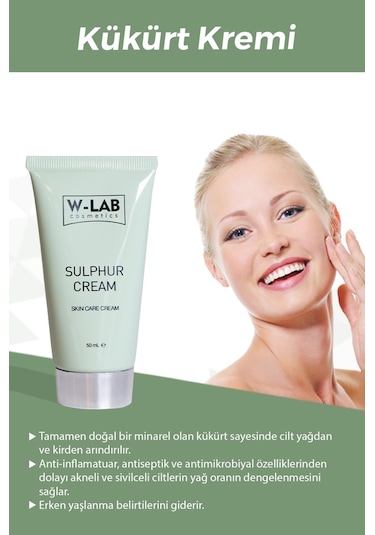 W-Lab Cosmetics Kükürt Kremi  50 ML