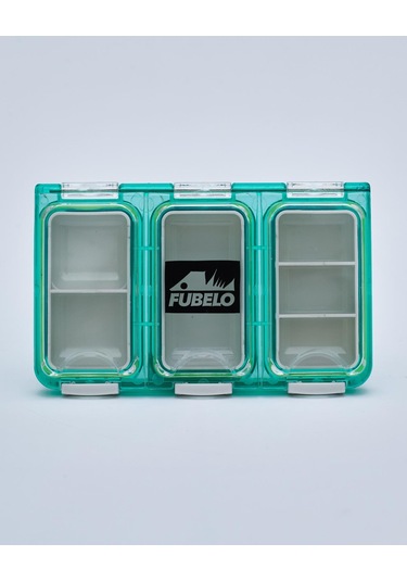 Fubelo Fubox Spare Sızdırmaz Klips-iğne-halka Saklama Kutusu Yeşil