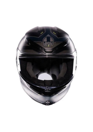 Agv K6 MPLK Enhance Matt Gri Sarı Fluo  Motosiklet Kaskı.