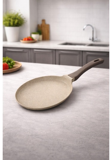 26 Cm Krep Döküm Tava - Cappucıno