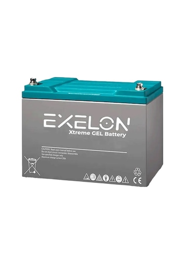 Exelon 12 Volt 100 Amper Jel Akü